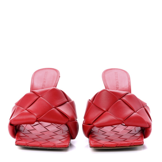 サンダル・ミュール BOTTEGA VENETA Women Sandals 827612 V3H902240 Red Bottega Veneta® Women's Riva Mule in Barolo. Shop online now.