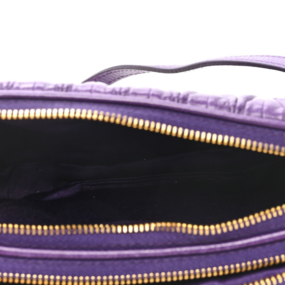miu miu キルティングバッグ パープル Miu Miu Purple Crossbody Bag ○ Labellov ○ Buy and Sell