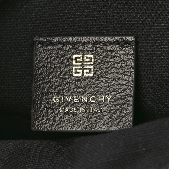 GIVENCHY Aged Calfskin Mini Voyou Boyfriend Party Bag Black