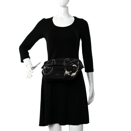 GIVENCHY X CHITO Nylon Graffiti Effect Essential U 4G Belt