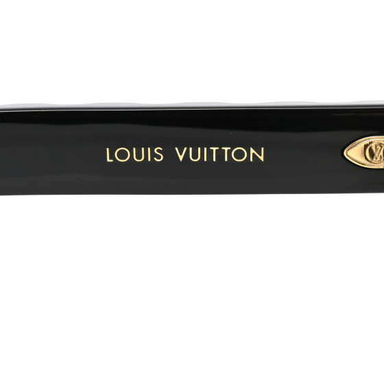 LOUIS VUITTON Acetate LV Empreinte Light Round Sunglasses