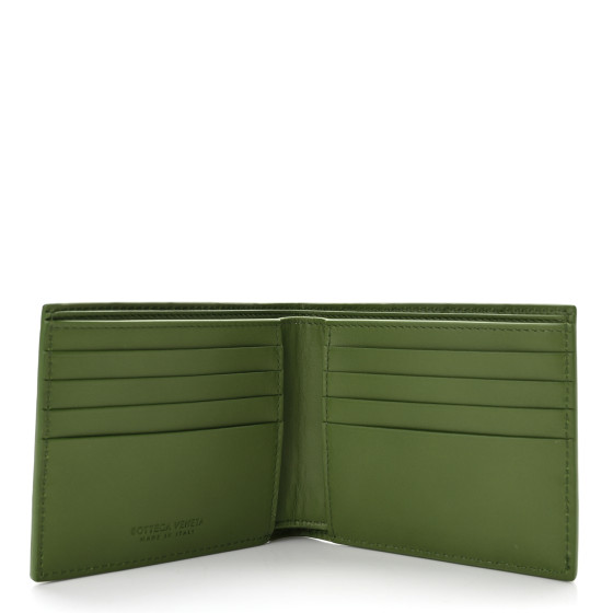 ★Bottega Veneta★Intrecciato Bi-Fold Wallet★Avocado BOTTEGA VENETA Nappa Intrecciato Bi-Fold Wallet Avocado