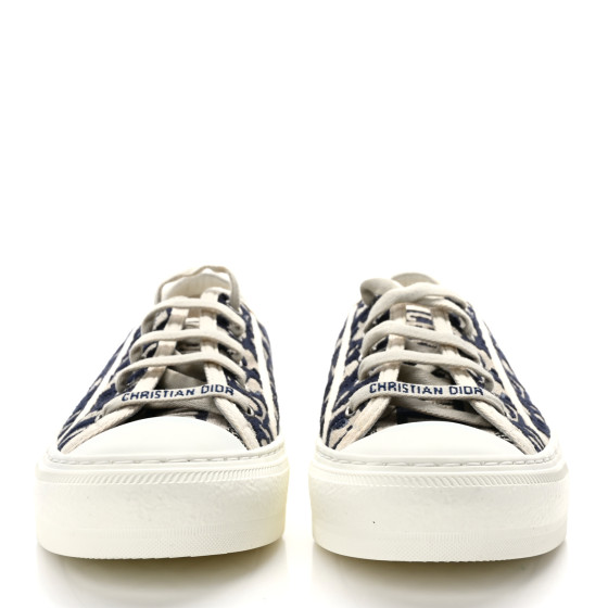 DIOR靴 CHRISTIAN DIOR Canvas Dioramour Walk'N'Dior Low Top Sneakers