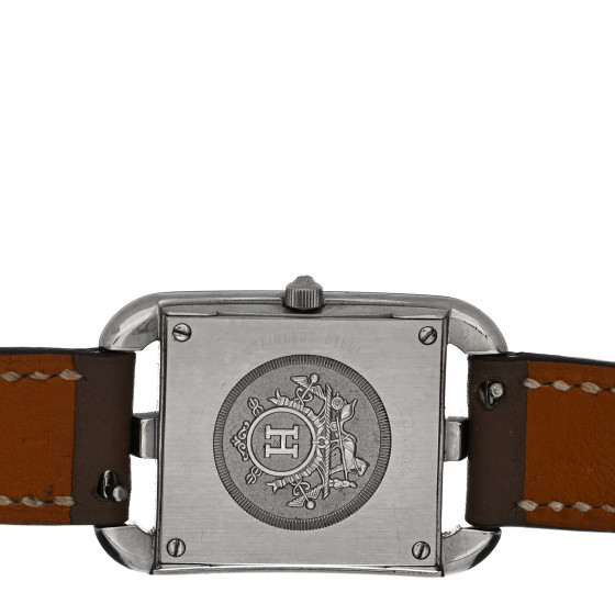 エルメス HERMES Stainless Steel Swift 23mm Cape Cod Double Tour