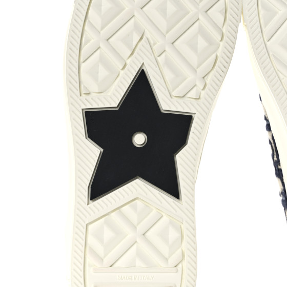 CHRISTIAN DIOR Canvas Oblique Walk'N'Dior Low Top Sneakers