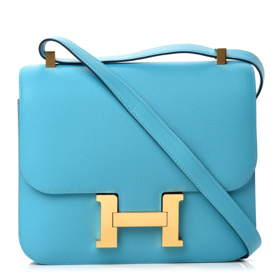 HERMES コットンジレ Hermès Carnaby Losange Gold Swift Bag Strap ○ Labellov