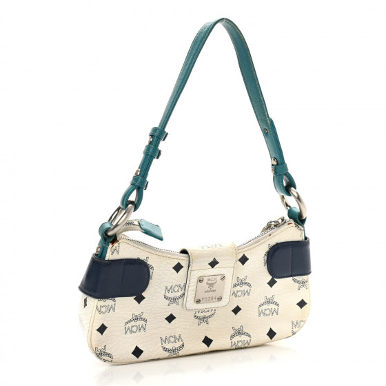 ショルダーバッグ・ポシェット MCM FW25 Shoulder bags (MWHESTA01 BLUE VISETOS) Small Aren Hobo in Visetos Blue | MCM ®US