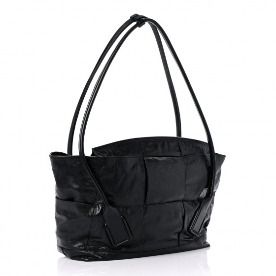 BOTTEGA VENETA Paper Calfskin Maxi Intrecciato Arco Slouch