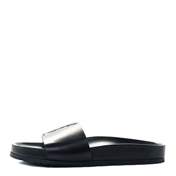 SAINT LAURENT- Jimmy YSL Logo Slides / ロゴ フラットサンダル SAINT LAURENT- Jimmy YSL Logo Slides / ロゴ フラットサンダル