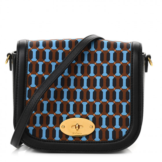 【MULBERRY】DARLEY SATCHEL BAG MULBERRY Calfskin Silk Print Small Darley Satchel Multicolor
