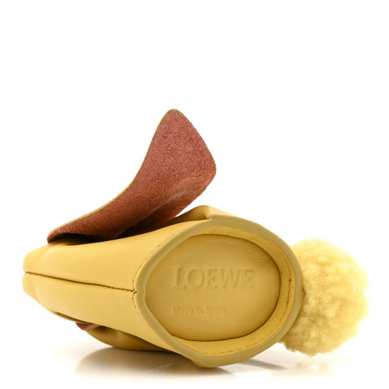 LOEWE Calfskin Bunny Charm Dark Yellow 1380518 | FASHIONPHILE