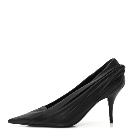 パンプス Balenciaga Black Fabric Knife Pumps Knife jersey pumps in black - Balenciaga | Mytheresa