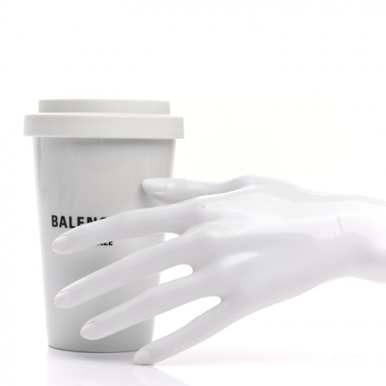 BALENCIAGA Porcelain Cities Firenze Coffee Cup White 932173