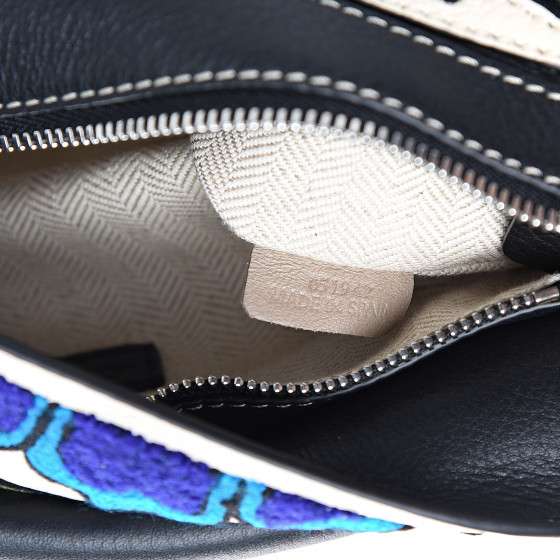 LOEWE モーガン LOEWE X William De Morgan Calfskin Embroidered Mini Puzzle
