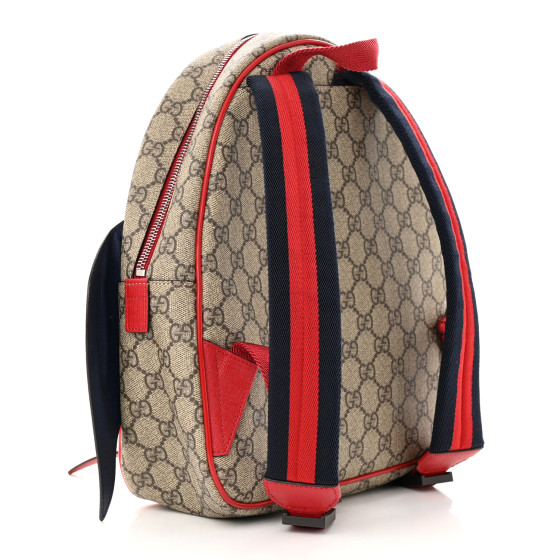 GUCCI GG Supreme Monogram Small UFO 25 Embroidered