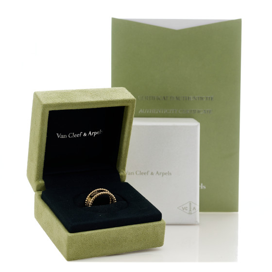【Van Cleef & Arpels】Perlee Signature Ring イエローゴールド Van Cleef & Arpels Perlée Ring 386944 | Collector Square