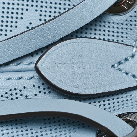 大特価放出！ LOUIS Blue Horizon Bella Mahina Perforated Calfskin VUITTON バッグ