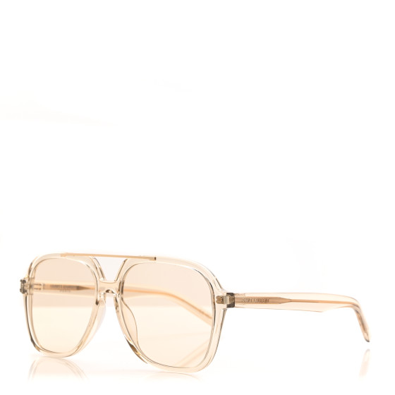 小物 SL 545 TRANSPARENT CREAM AND LIGHT GOLD Saint Laurent SL 545 Sunglasses in Transparent Cream & Light