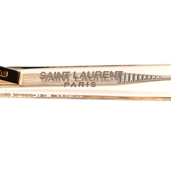SAINT LAURENT Acetate Geometric Aviator Sunglasses SL 545