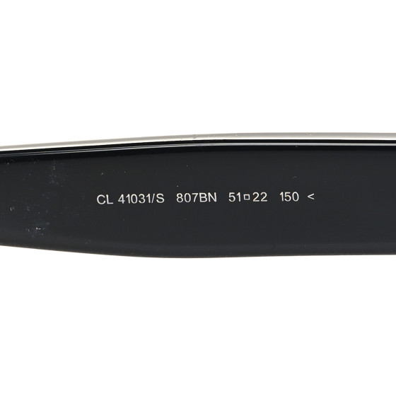CELINE Acetate Bevel Cat Sunglasses CL 41384/F/S Black