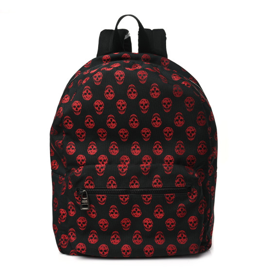ALEXANDER MCQUEEN Skull backpack リュック Alexander McQueen Black & Gray Metropolitan Biker Skull