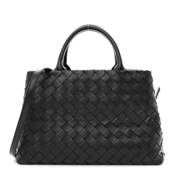 【BOTTEGA VENETA 】INTRECCIATO NEW ROMA TOTE BAG BOTTEGA VENETA Nappa Intrecciato New Roma Tote Black 1273412