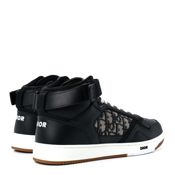 CHRISTIAN DIOR Smooth Calfskin Jacquard Oblique Mens B27 Mid