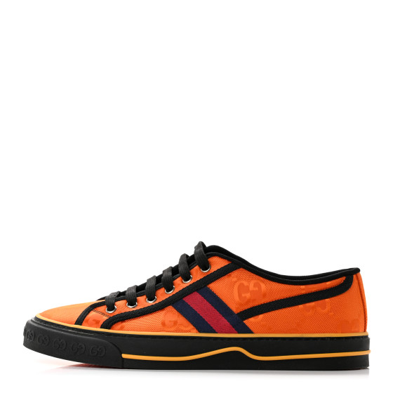 GUCCI Econyl Nylon Web Monogram Off The Grid Mens 1977 Tennis Sneakers ...