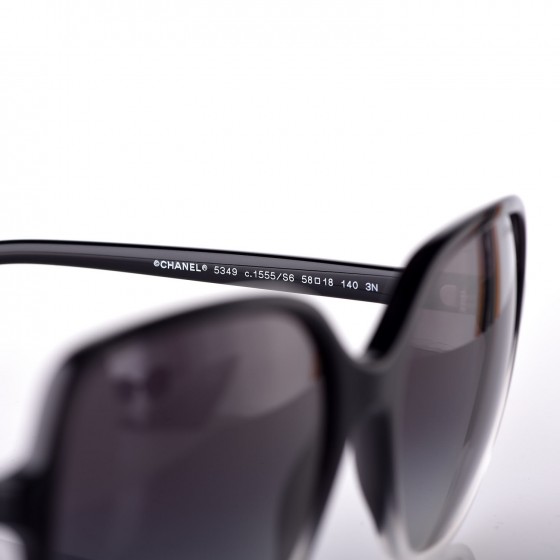 CHANEL Square Summer CC Sunglasses 5349 Black 320912