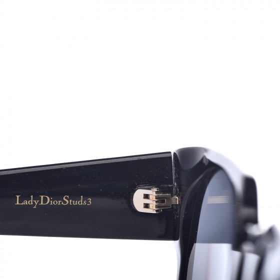 Christian Dior Sunglass Lady Dior Studs2 Black Gray Lenses