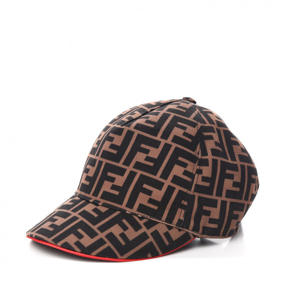 【関税＆送料込み】Fendi Ff Canvas Hat Hat Fabric Brown | Fendi