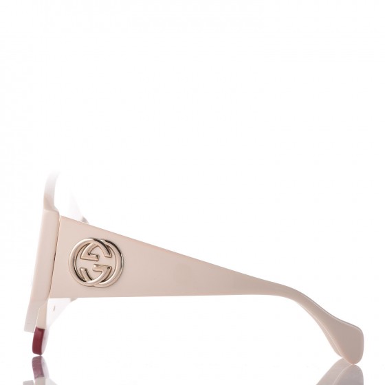 GUCCI Acetate Crystal Hollywood Forever Tear Drop Sunglasses