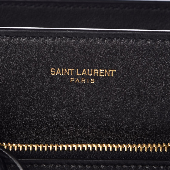 ysl SAINT LAURENT Smooth Calfskin Small Eastside Tote Black