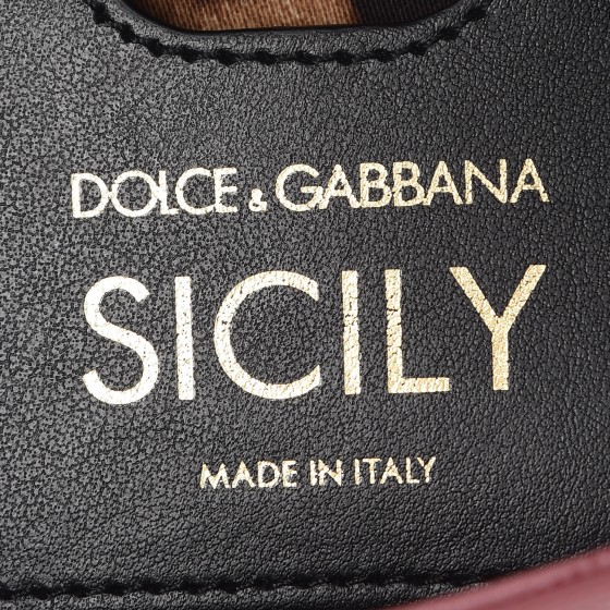 DOLCE & GABBANA Stampa Iguana Crystal Small Miss Sicily
