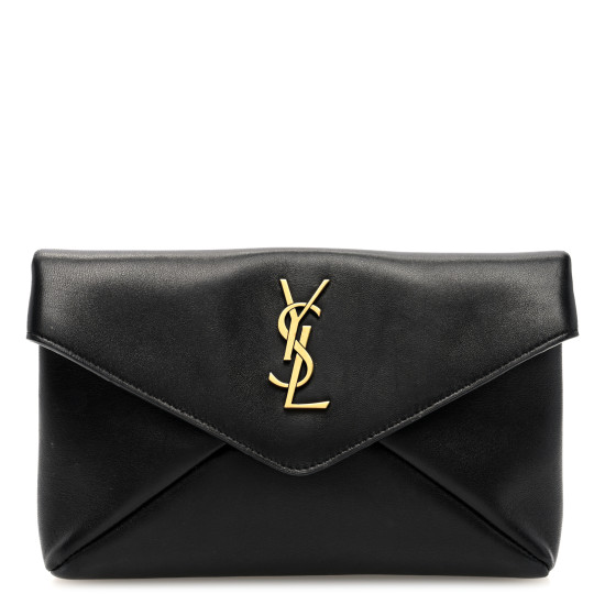 【関税＆送料込み】Saint Laurent Small Envelope Pouch Saint Laurent Cassandre Small Envelope Pouch In Lambskin