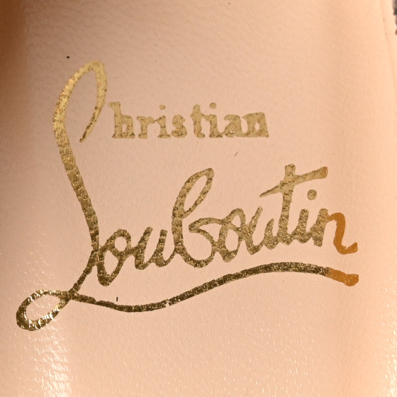 CHRISTIAN LOUBOUTIN Shiny Nappa Simple 85 Pumps 35 Blue