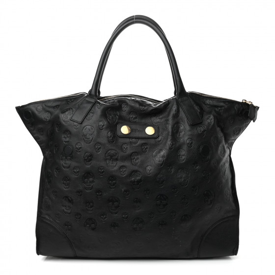 Alexander McQueen De Manta レザー トートバッグ Alexander McQueen - De Manta Leather Convertible Tote Bag