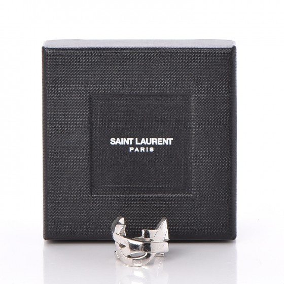 アクセサリー Saint Laurent Paris Wave Silver Ring アクセサリー Saint Laurent Paris Wave Silver Ring Saint