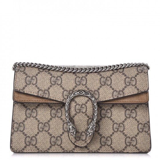 【GUCCI】DIONYSUS MINI BAG GUCCI GG Supreme Monogram Super Mini Dionysus Shoulder Bag