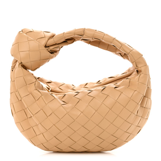 ハンドバッグ BOTTEGA VENETA MINI JODIE HANDBAG IN INTRECCIATO NAPPA BOTTEGA VENETA Nappa Intrecciato Mini Jodie Almond 1668178