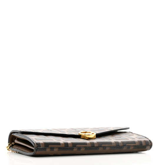 FENDI Vitello Soft F is Fendi Bi-Color FF 1974 Embossed