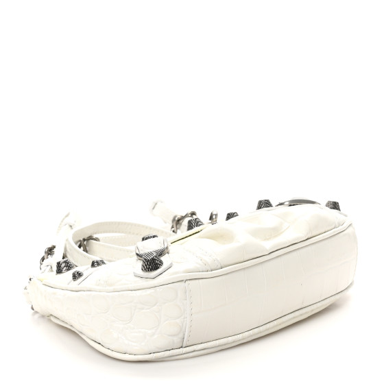 【バレンシアガ】セール！LE CAGOLE ミニ ダッフルバッグ White Balenciaga Le Cagole mini duffle bag for Women - White in