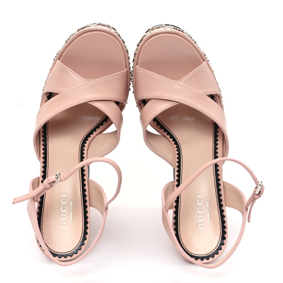GUCCI Malaga Kid Interlocking G Studs 155mm Platform Sandals