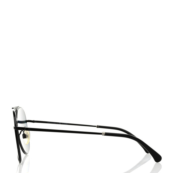 CHANEL パレオ CHANEL Metal Polarized Pilot Aviator Sunglasses 4231 Black
