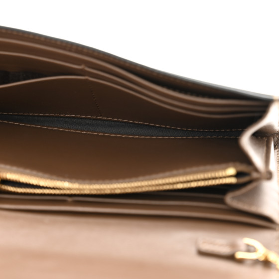 FENDI Vitello Soft F is Fendi Bi-Color FF 1974 Embossed
