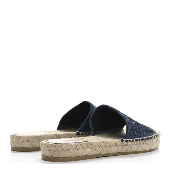GUCCI ★新品★ミュール ホースビット〕メンズ ミュールベージュ＆ブルー GGデニム