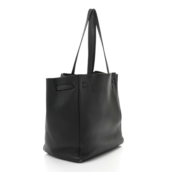 国内即発【CELINE】CABAS PHANTOM SMALL with BELT 18902 BLACK CELINE Soft Grained Calfskin Medium Belt Cabas Phantom