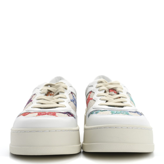 GUCCI Dali Soft Calfskin GG Tennis Perforated Womens