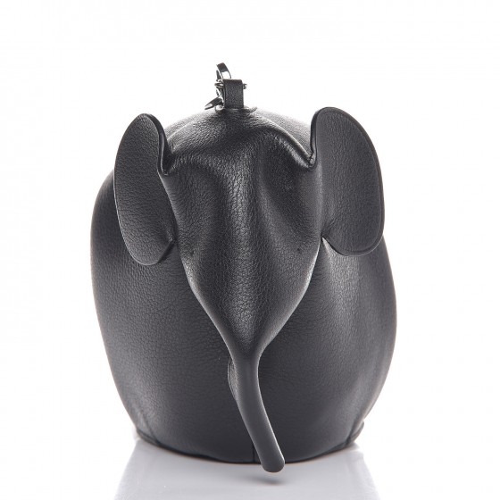 小物 LOEWE elephant charm BLACK LOEWE Calfskin Mini Elephant Crossbody Bag Black 282884