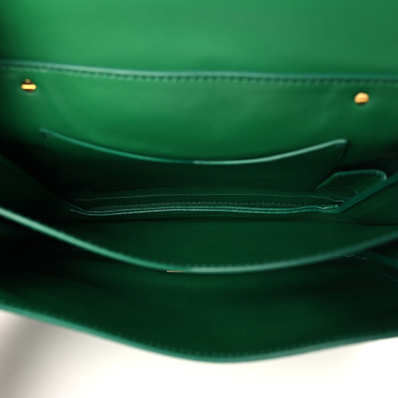 BOTTEGA VENETA Calfskin Mount Envelope Bag Jungle 1327886